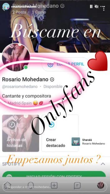 OnlyFans: Rosario Mohedano, Chayo, se abre una cuenta